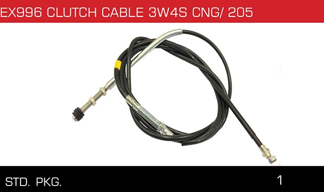 EX996 CLUTCH CABLE 3W4S CNG 205